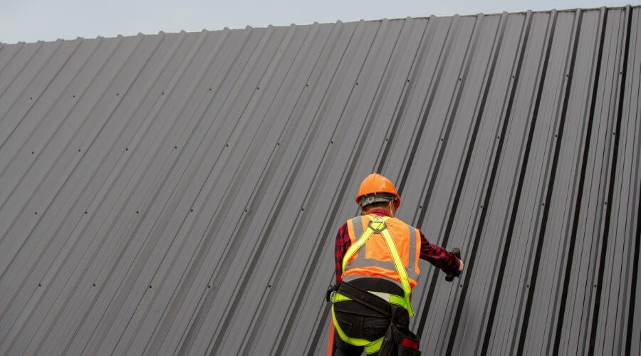 Professional metal roof installation services in Braxton, MS